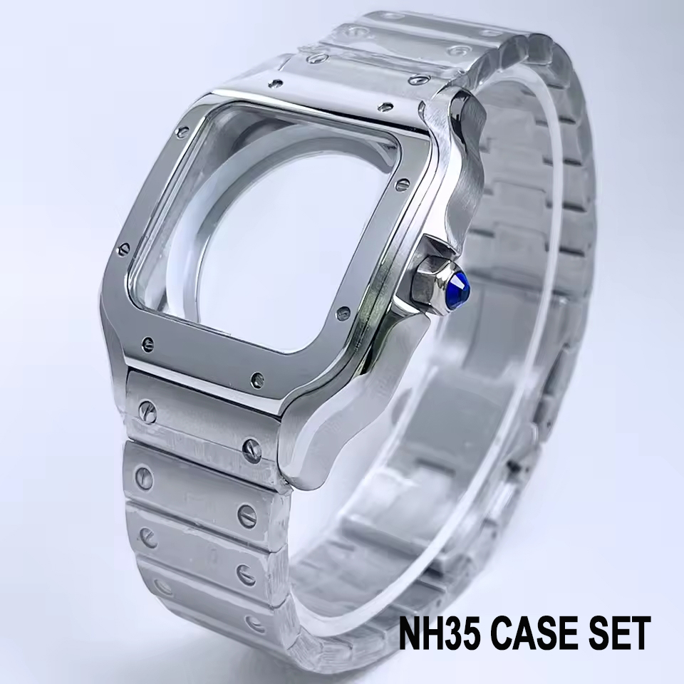 Cartier Watch Santos - Caixa de 38 mm, modelo NH35,