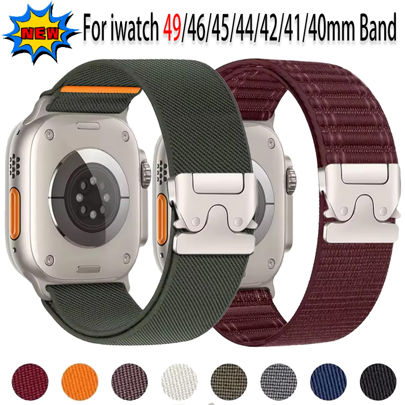 Para Apple Watch Ultra 4/3/2 4 - Parachute Strap Elastic avaliação e preço