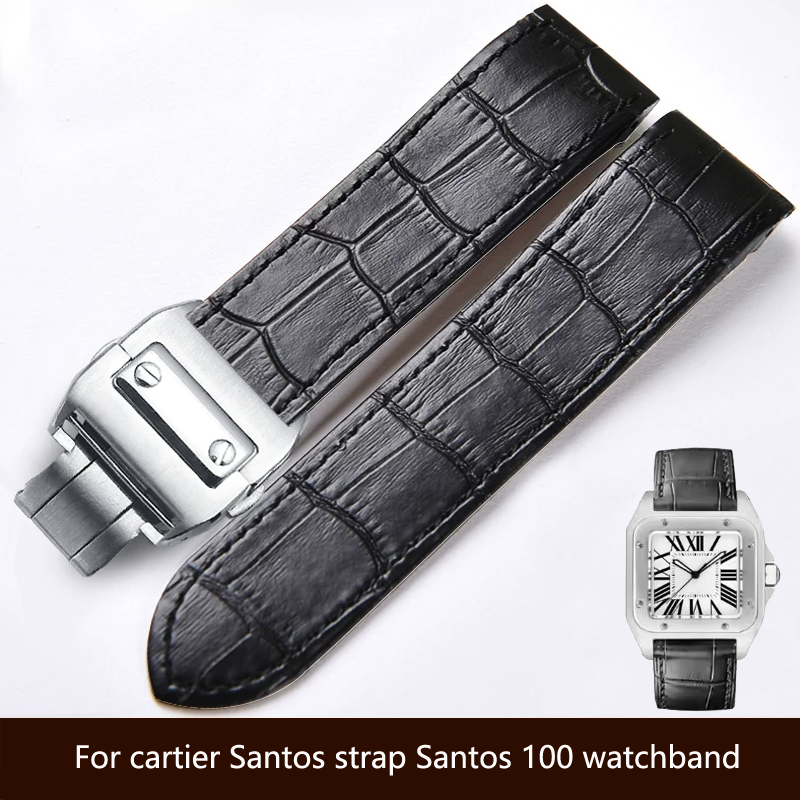 Pulseira de relógio em couro g - Cartier Watch Santos avaliação e preço
