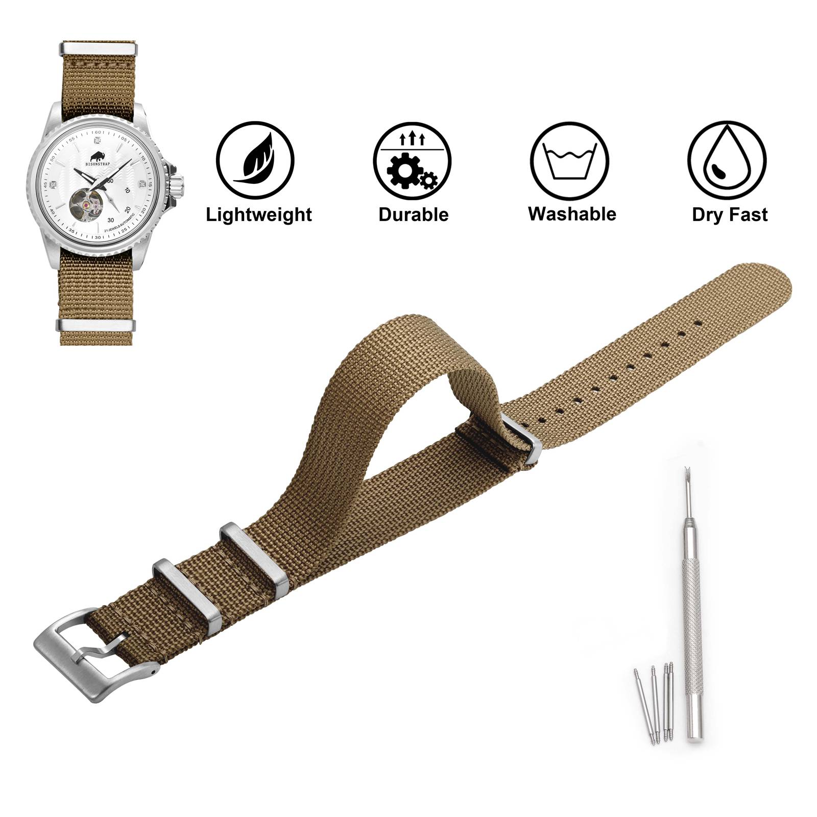 Pulseira de Relógio Masculina  - Suede Strap Watch avaliação e preço