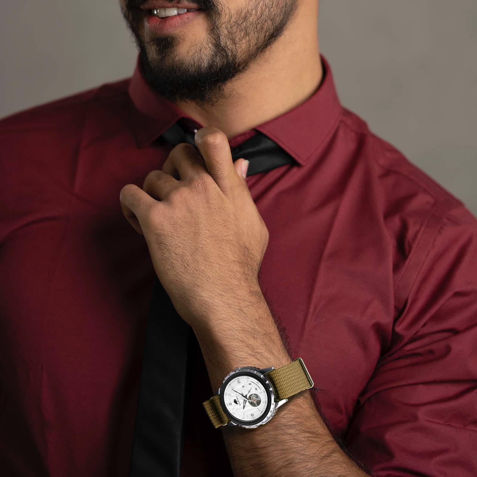 Pulseira de Relógio Masculina  - Suede Strap Watch avaliação e preço