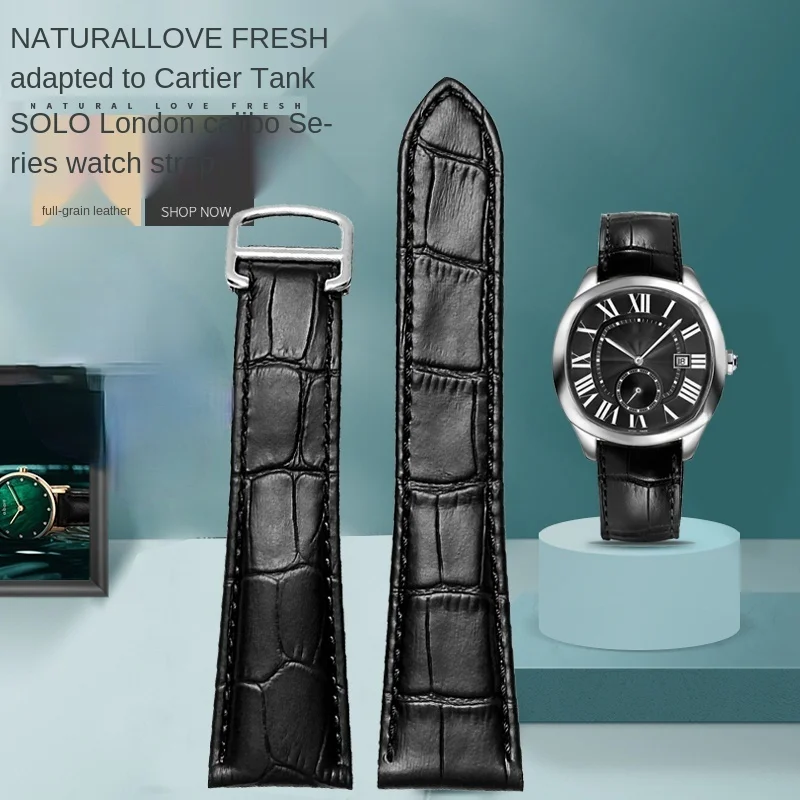 Pulseira de relógio de couro g - Cartier Watch Tank avaliação e preço