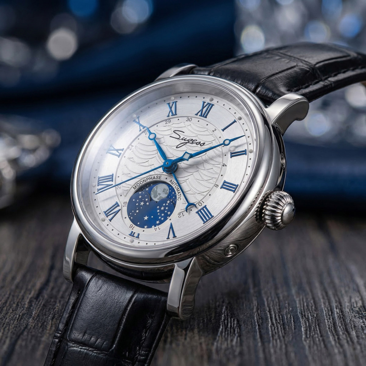 Sugess-Relógios mecânicos auto - Seiko Watch Presage avaliação e preço