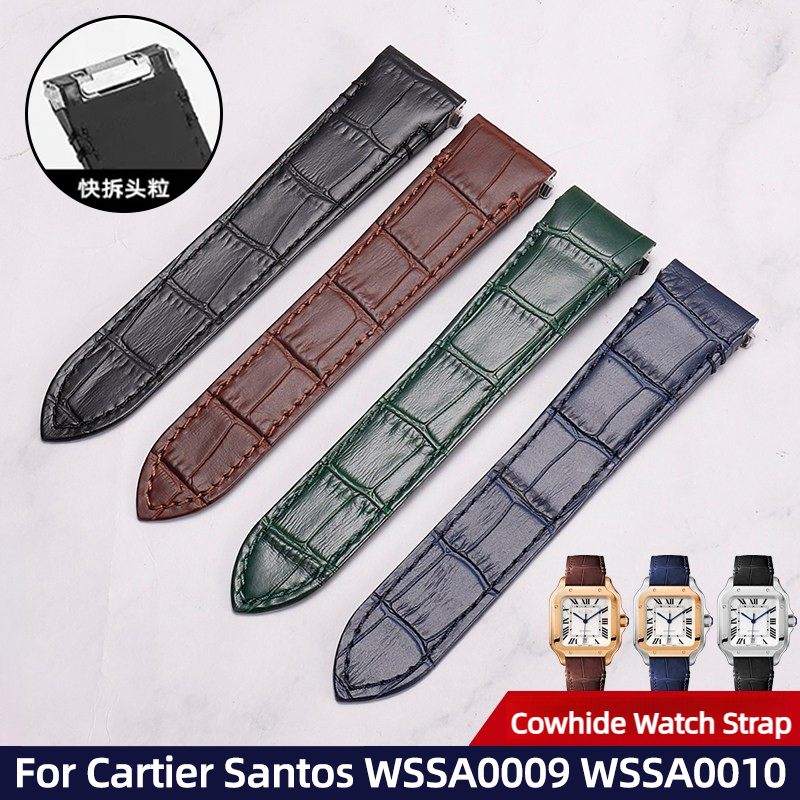 Pulseira de relógio de 19 mm e - Cartier Watch Santos avaliação e preço