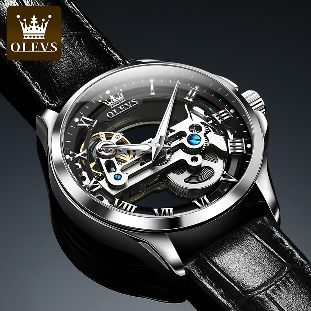 OLEVS 6661 relógio automático  - Omega Watch Constellation avaliação e preço